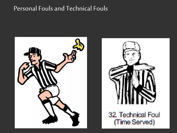 PPT Personal Fouls and Technical Fouls PowerPoint Presentation, free