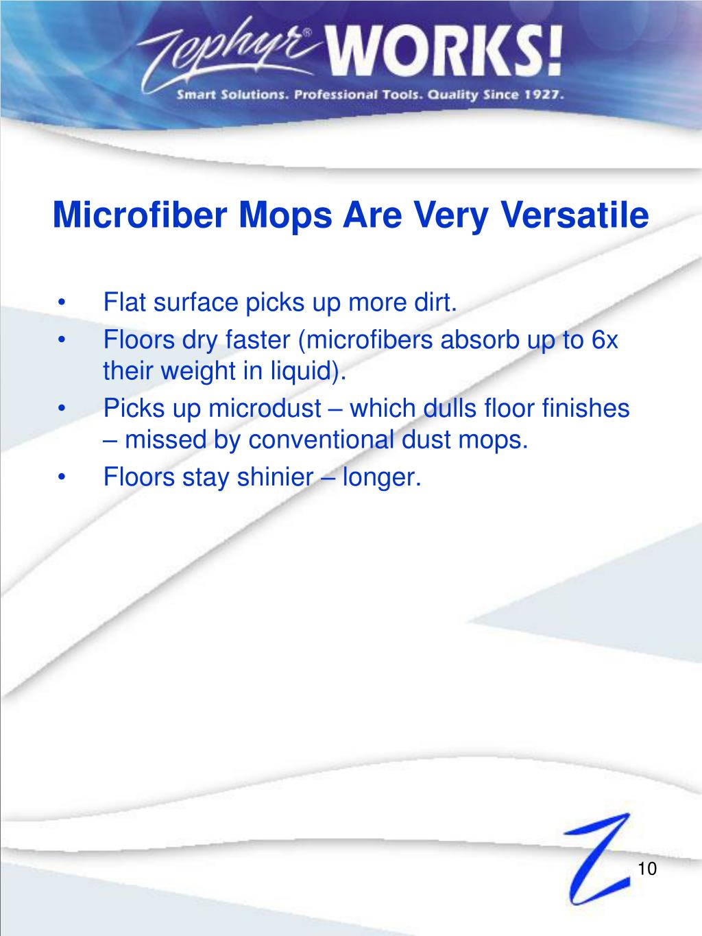 PPT Zephyr Manufacturing Company, Inc. Microfiber Performance