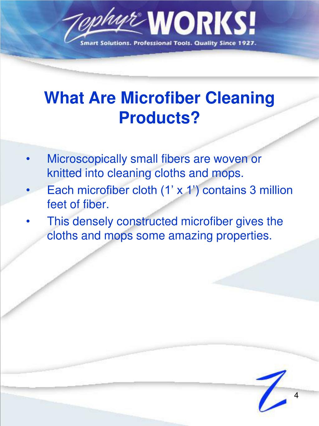PPT Zephyr Manufacturing Company, Inc. Microfiber Performance