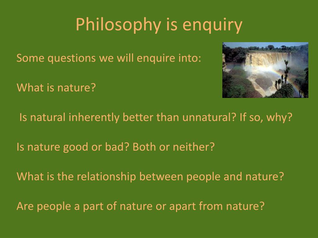PPT Philosophy of Nature PowerPoint Presentation, free download ID644434