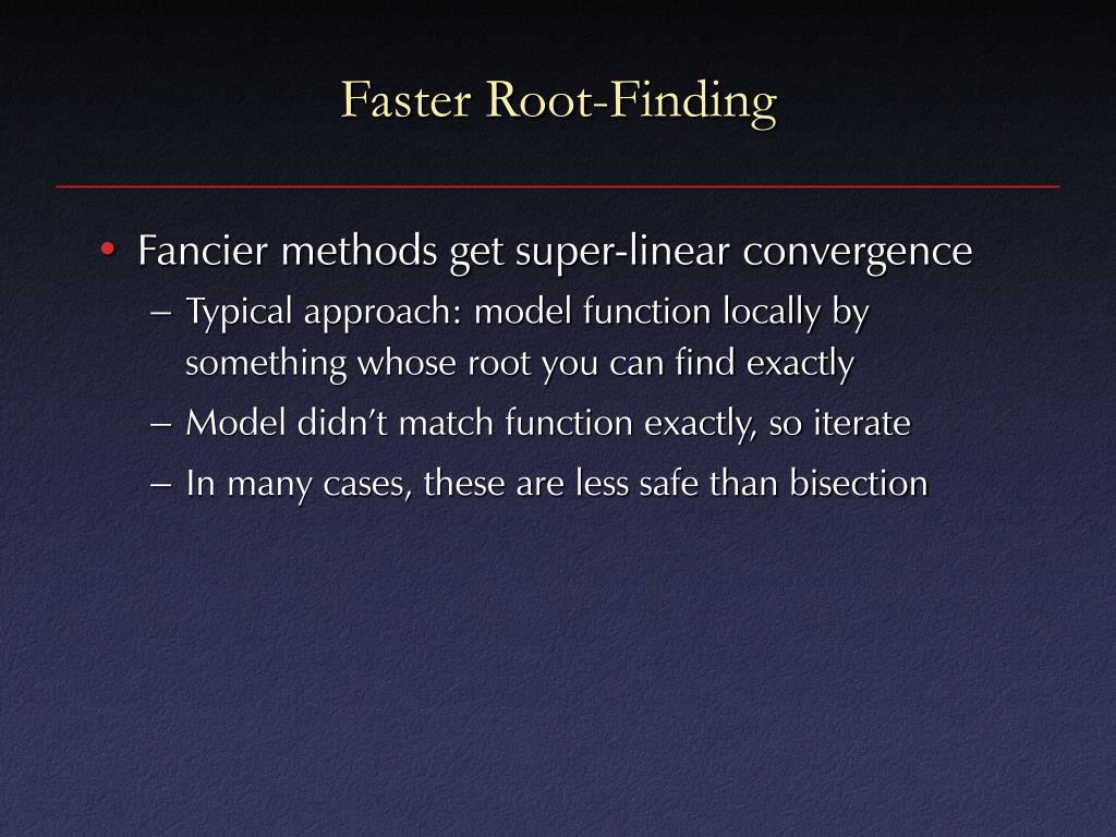 PPT Root Finding PowerPoint Presentation, free download ID644652