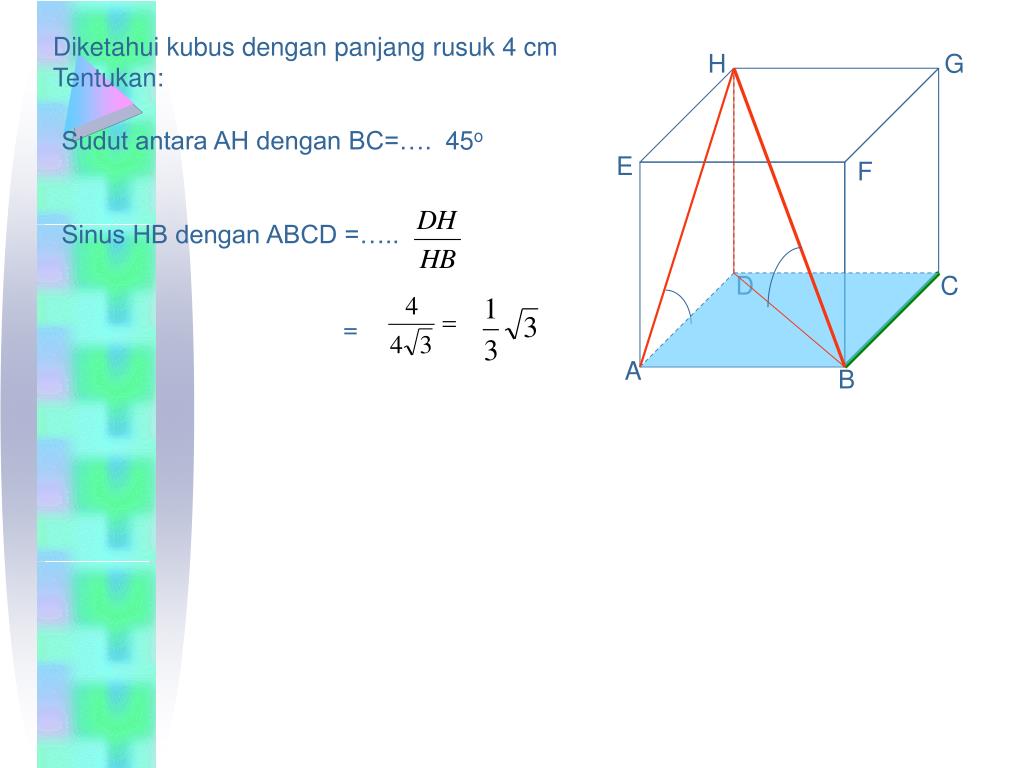 PPT Kedudukan Titik, Garis, dan Bidang PowerPoint