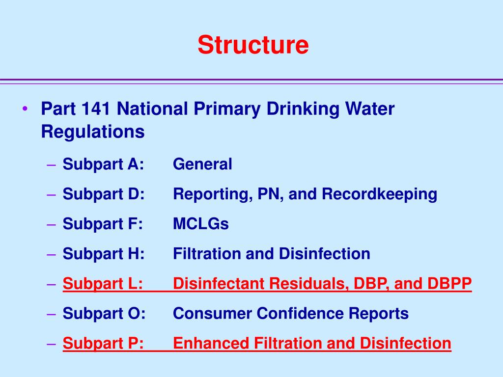 PPT The Interim Enhanced Surface Water Treatment Rule PowerPoint