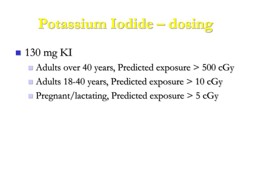 PPT Nuclear Exposure The Role of Potassium Iodide PowerPoint
