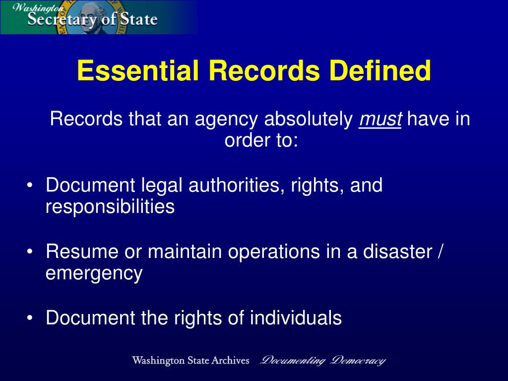 PPT Washington State Archives PowerPoint Presentation, free download