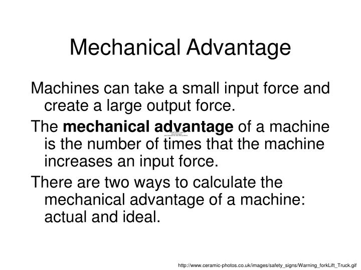PPT 14.3 Mechanical Advantage and Efficiency PowerPoint Presentation ID647939