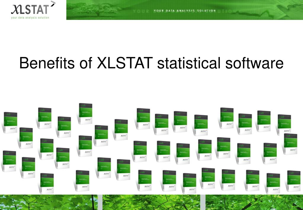 PPT Benefits of XLSTAT statistical software PowerPoint Presentation