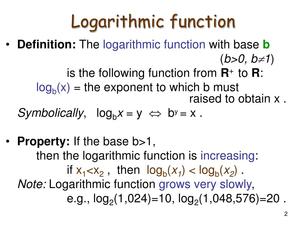 PPT Efficiency of Algorithms Logarithmic Orders Binary Search