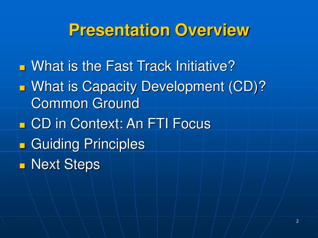 PPT The Education For All FastTrack Initiative (EFAFTI