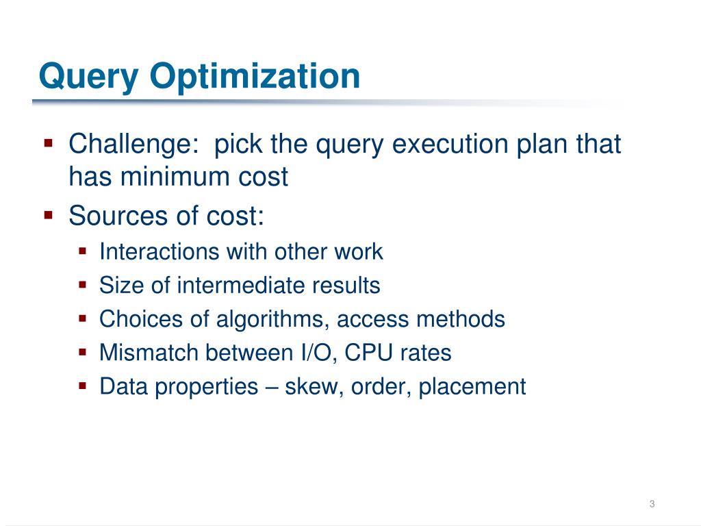 PPT Query Optimization Strategies PowerPoint Presentation, free
