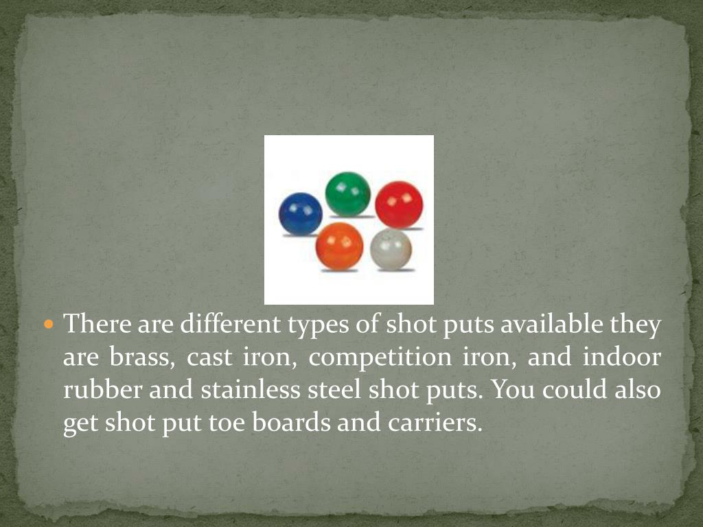 PPT Valuable Techniques Of Shot Put And Its Brief History PowerPoint