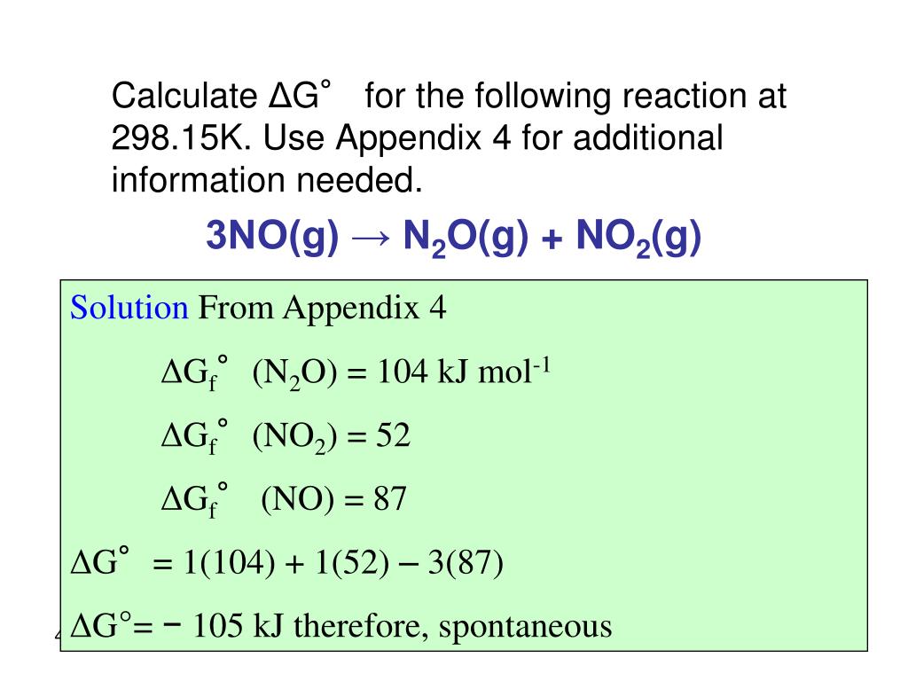 PPT Chapter 15 Spontaneity, Entropy, and Free Energy PowerPoint