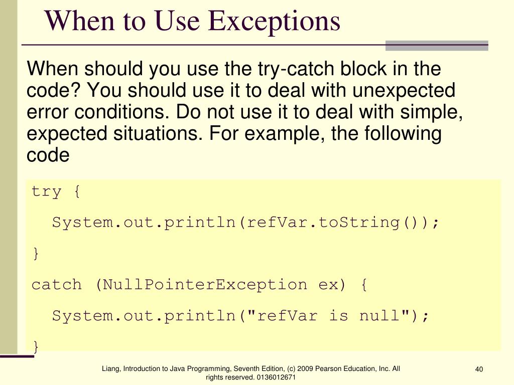PPT Chapter 18 Exception Handling PowerPoint Presentation, free