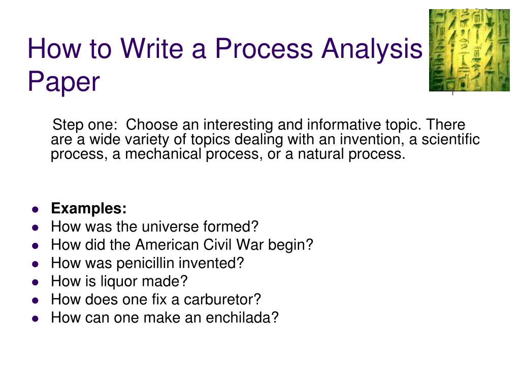 PPT Process Essay PowerPoint Presentation, free download ID653239
