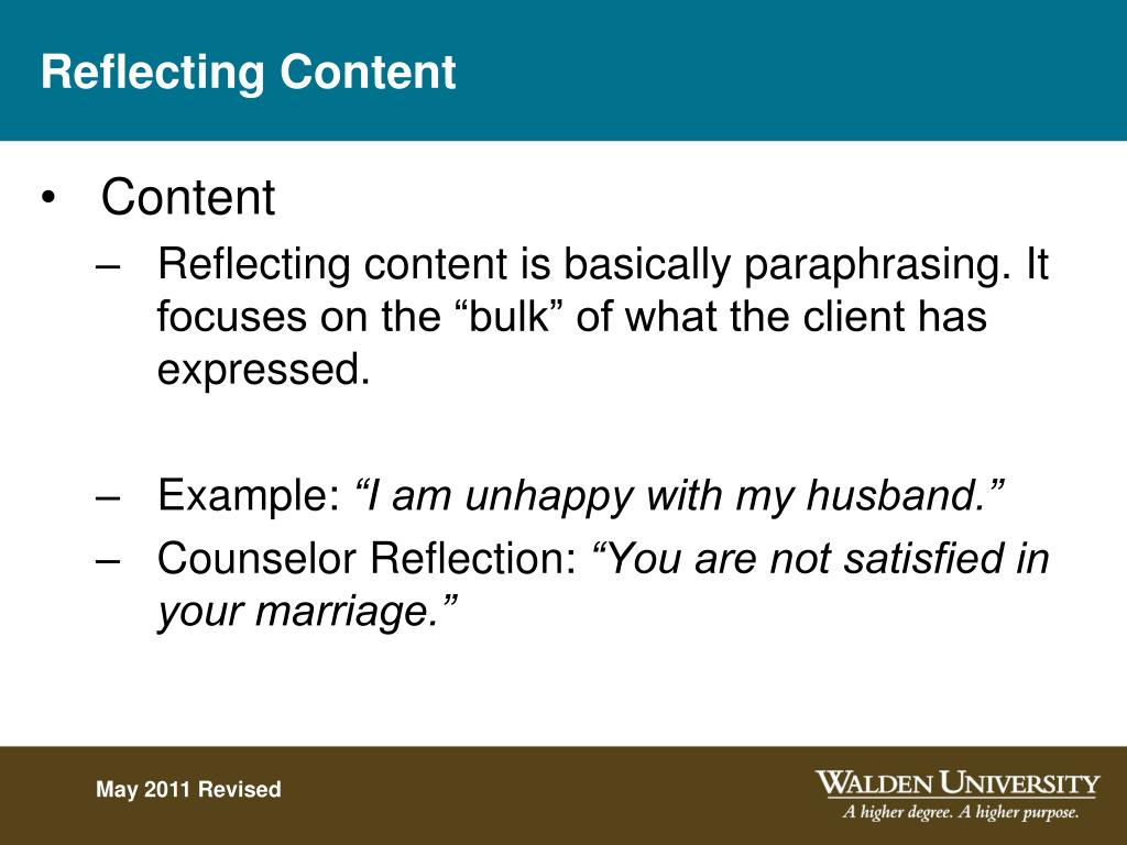 PPT Reflection Of Feelings Part 1 PowerPoint Presentation, free
