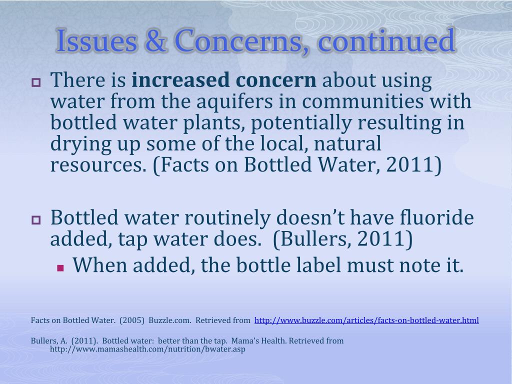PPT BOTTLED WATER VS YOU & THE ENVIRONMENT PowerPoint Presentation