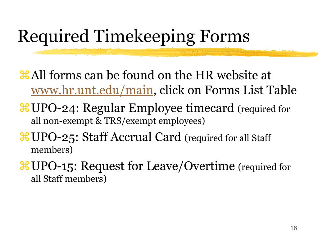 PPT Compensatory Leave Policy and Procedure PowerPoint Presentation