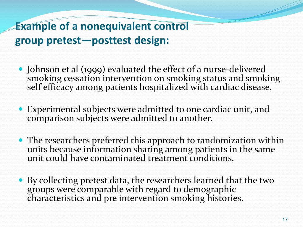 PPT QUASIEXPERIMENTS PowerPoint Presentation ID654988