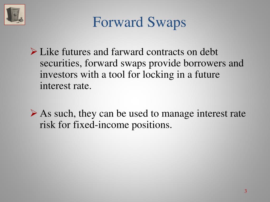 PPT Swap Derivatives Forward Swaps and Swaptions PowerPoint