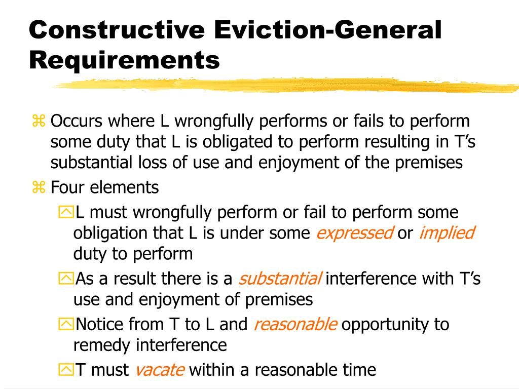 PPT LandlordTenant PowerPoint Presentation, free download ID655636