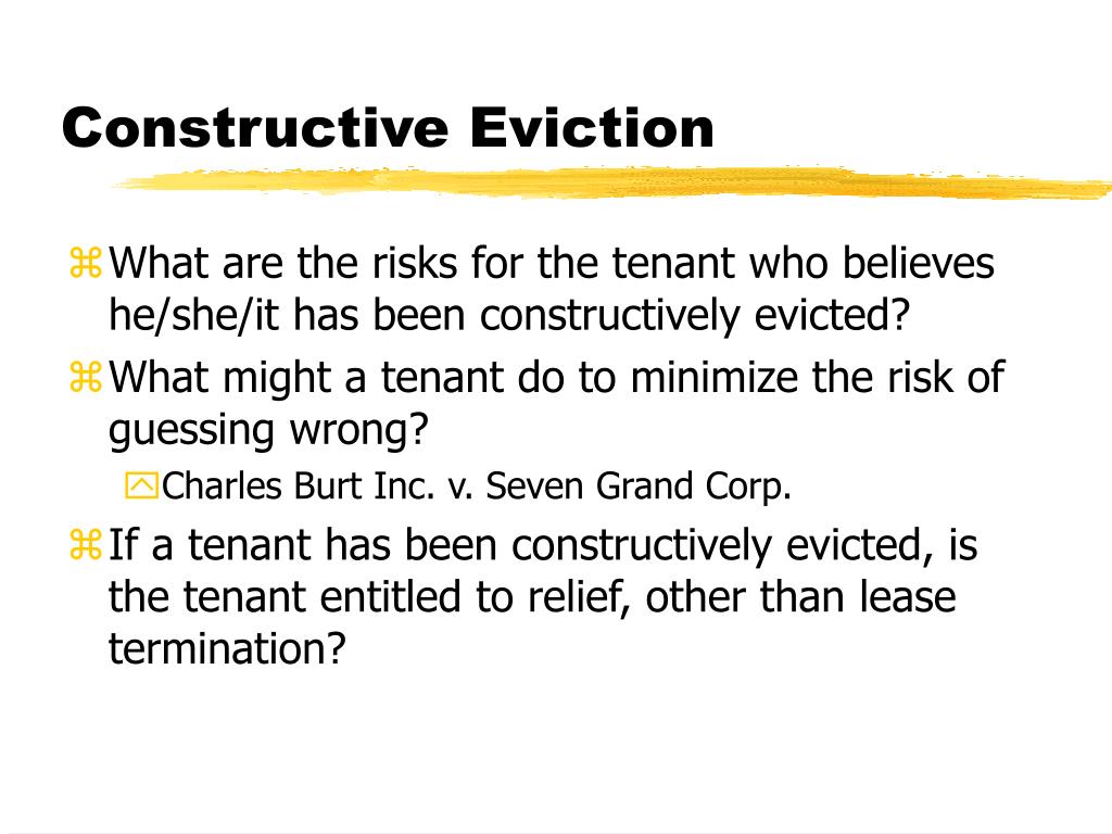 PPT LandlordTenant PowerPoint Presentation, free download ID655636