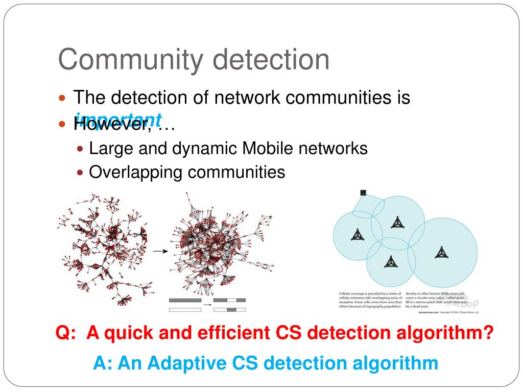 PPT Overlapping Communities in Dynamic Networks Their Detection and