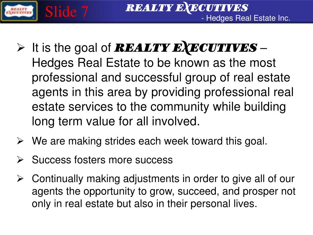 PPT ©REALTY EXECUTIVES International, Inc. 2000 PowerPoint