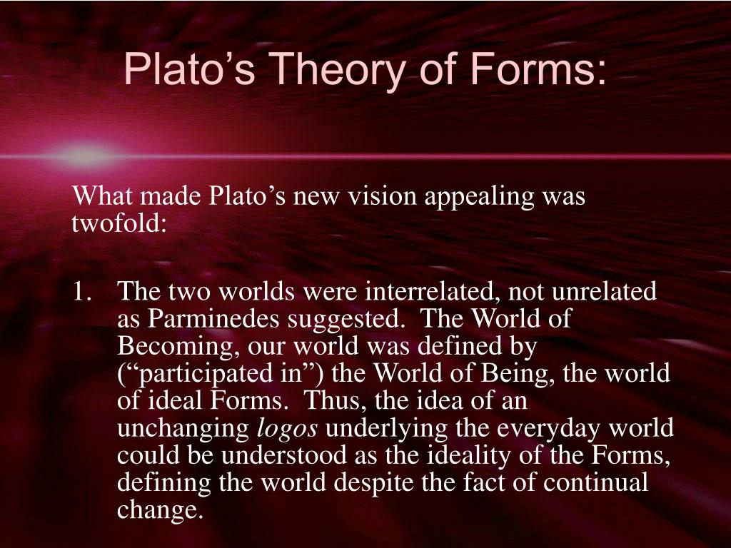 PPT Plato’s Theory of Forms PowerPoint Presentation, free download ID660369