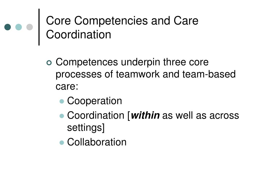 PPT Core Competencies for Interprofessional Collaborative Practice