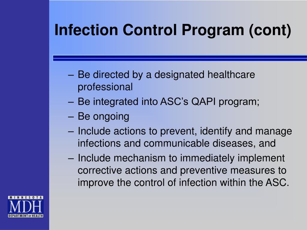 PPT Infection Control Program PowerPoint Presentation, free download