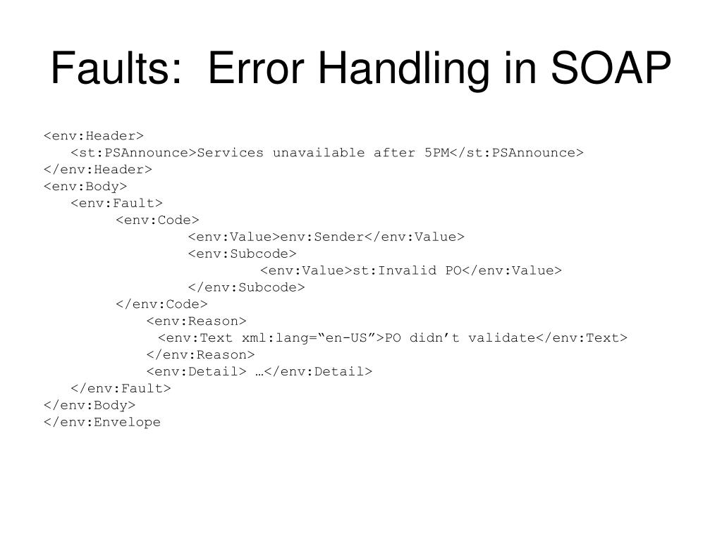 PPT SOAP Protocol PowerPoint Presentation, free download ID66348