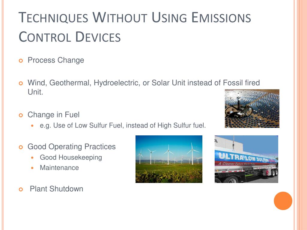PPT Technology for Air Pollution Control PowerPoint Presentation