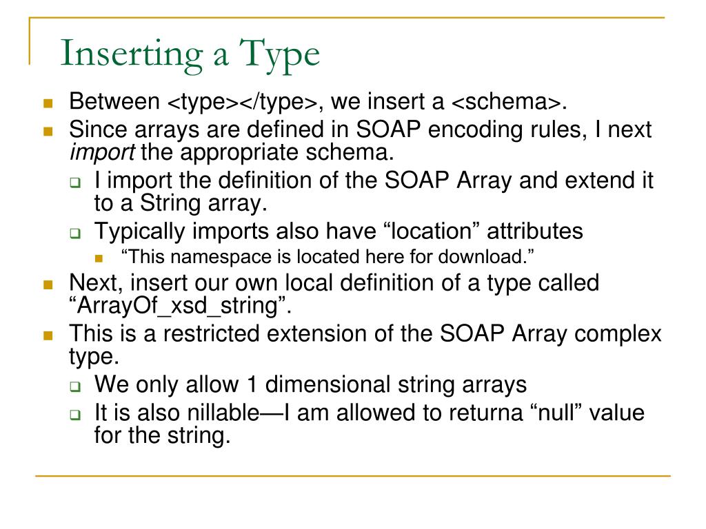 PPT  Service Foundations WSDL and SOAP PowerPoint Presentation