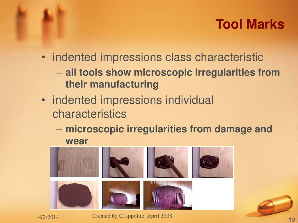 PPT Firearms, Tool Marks, and Other Impressions PowerPoint