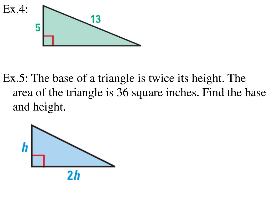 PPT Chapter 11.1 Notes Areas of Triangles and Parallelograms