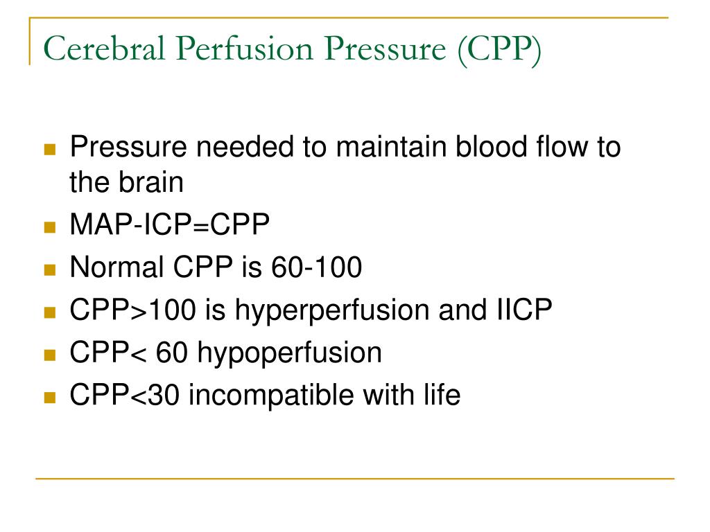 PPT Head Injury, Cranial Surgery and IICP PowerPoint Presentation