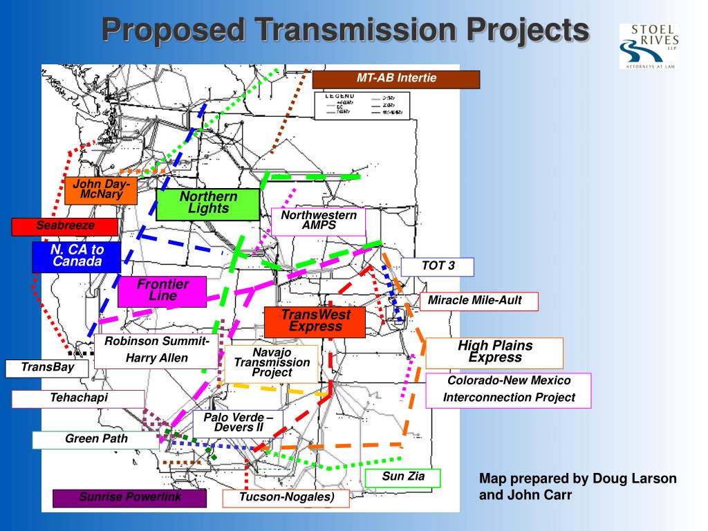 PPT Transmission Expansion in the Western U.S. PowerPoint