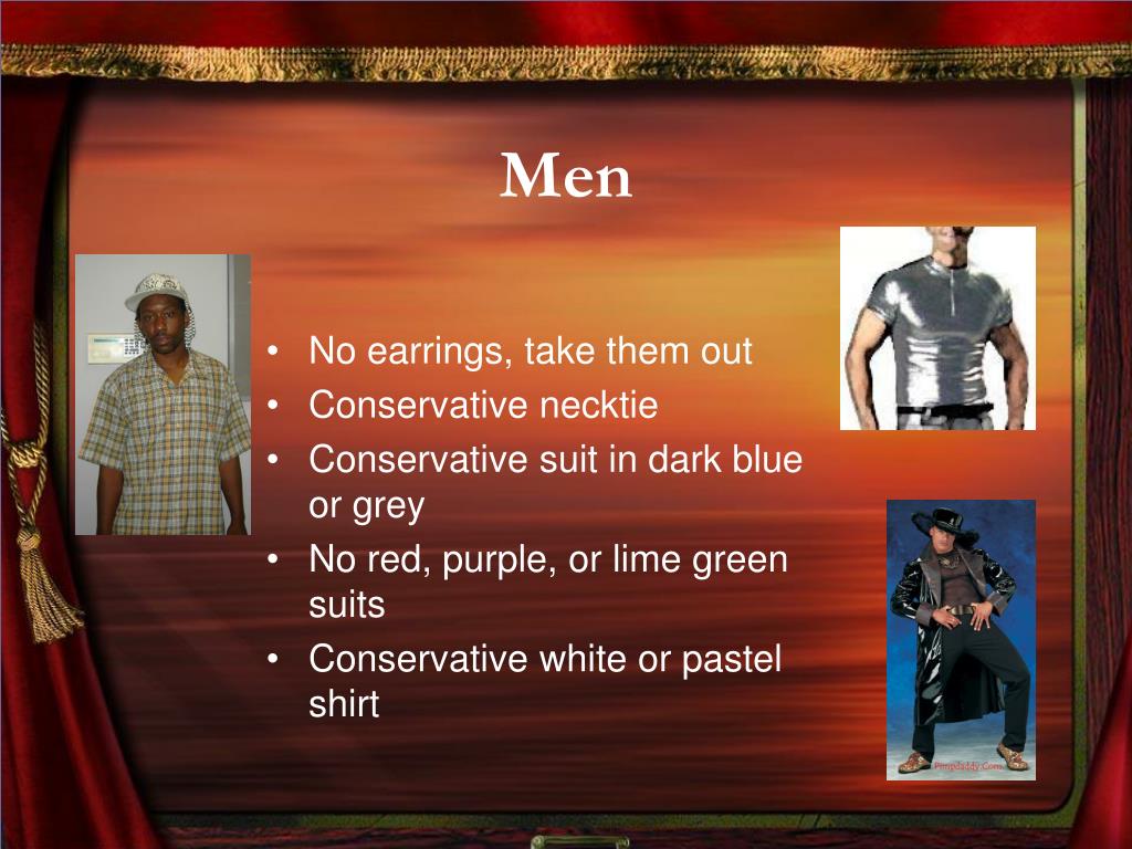 PPT Showtime Dressing for a Successful Job Interview PowerPoint