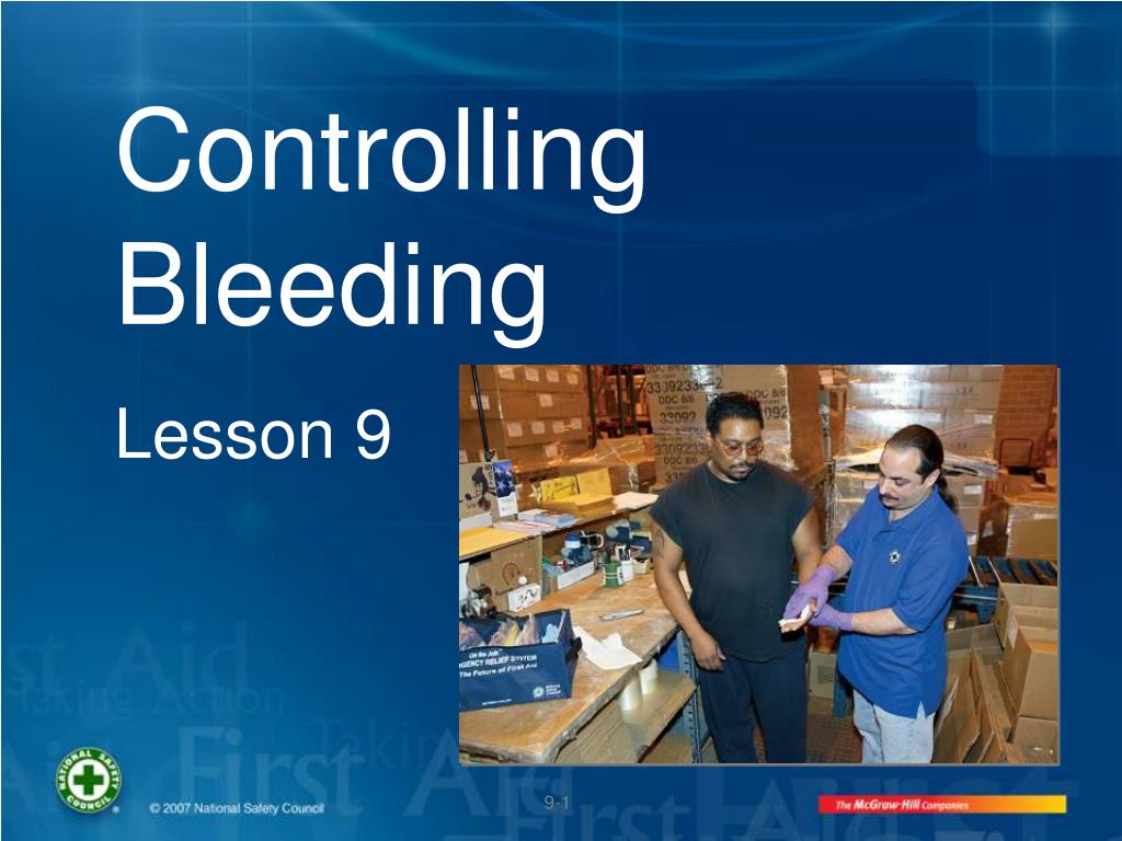 PPT Controlling Bleeding PowerPoint Presentation, free download ID