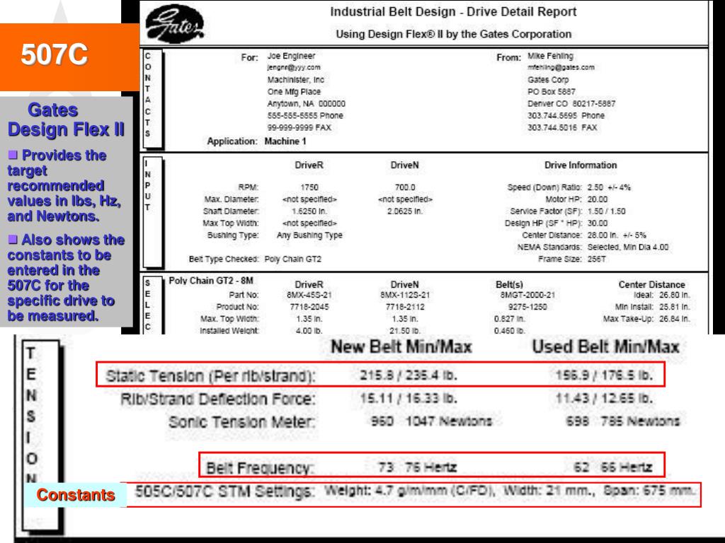 PPT Gates Sonic Tension Meter 507C PowerPoint Presentation, free download ID669163
