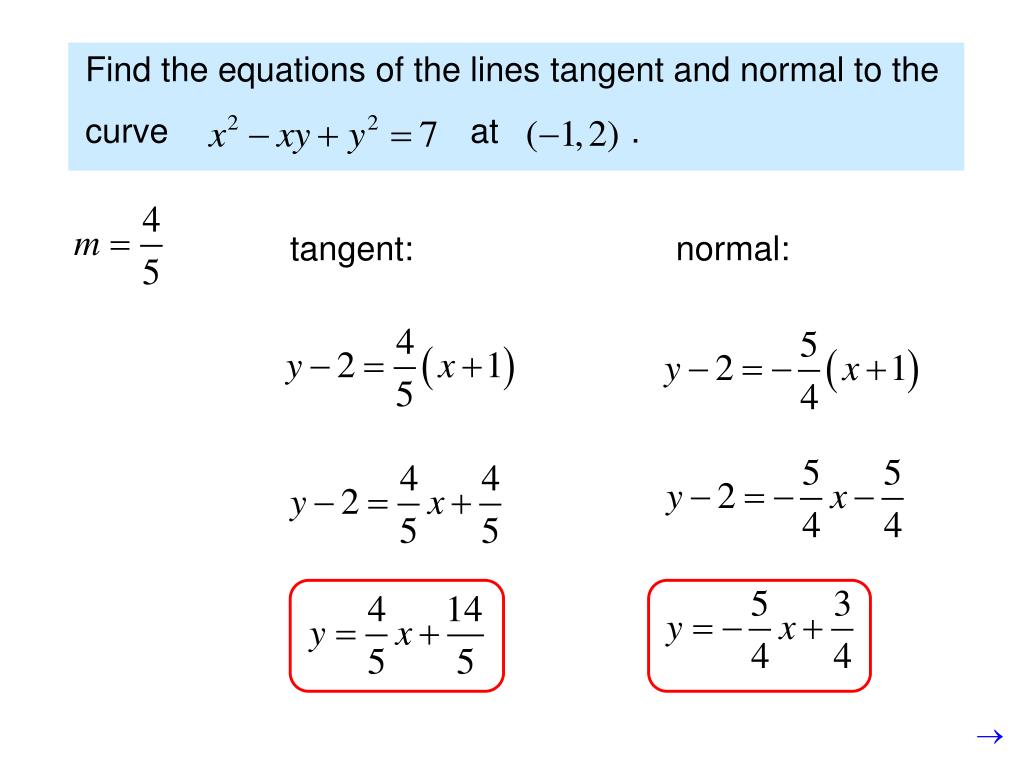 PPT 3.7 Implicit Differentiation PowerPoint Presentation, free