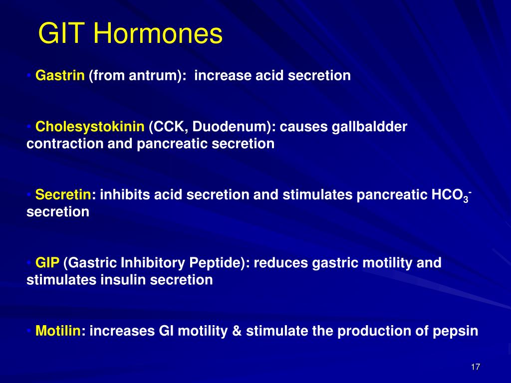 PPT General principles of gastrointestinal system function PowerPoint