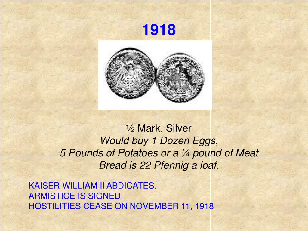PPT The German Hyperinflation of 1923 PowerPoint