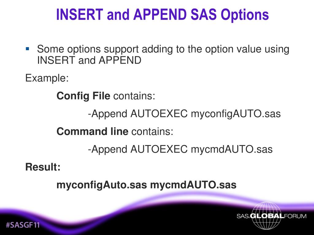 PPT SAS Options Versatile Players in the Game of SAS PowerPoint