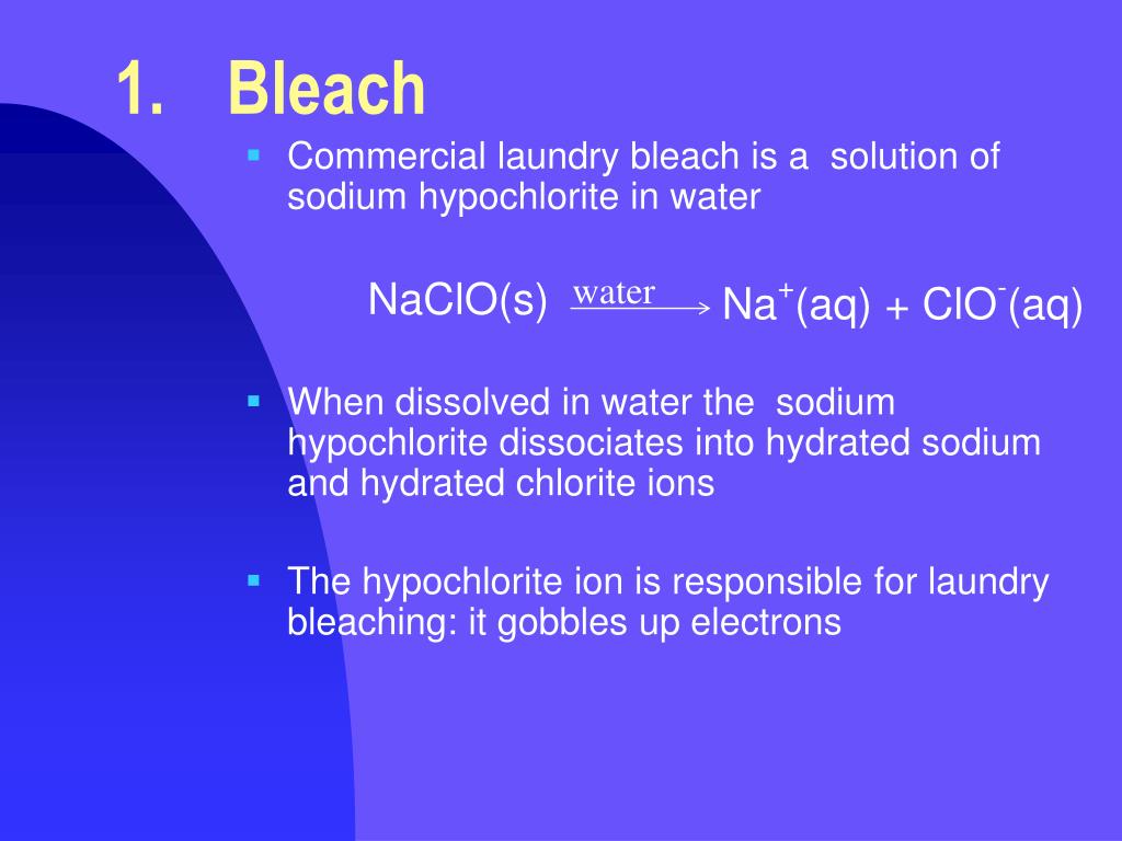 PPT Preparation of Chlorine Gas from Bleach PowerPoint Presentation