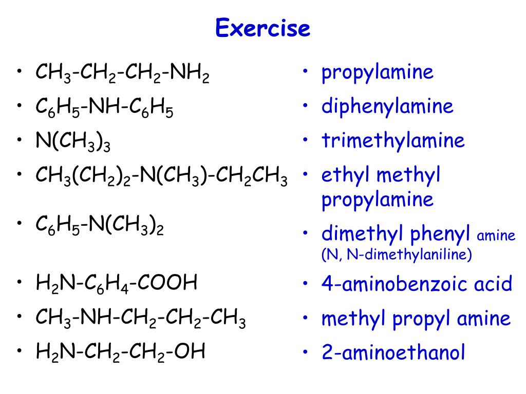 PPT Amines and nitro compounds PowerPoint Presentation ID671106