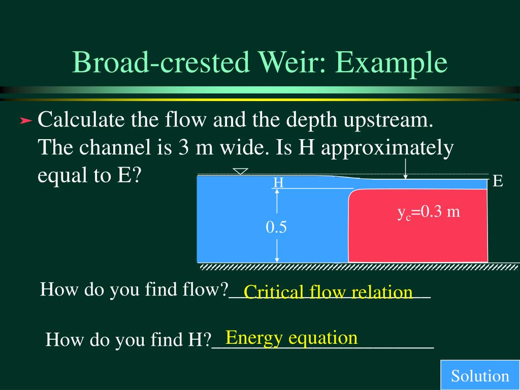 PPT Open Channel Flow PowerPoint Presentation, free download ID672115