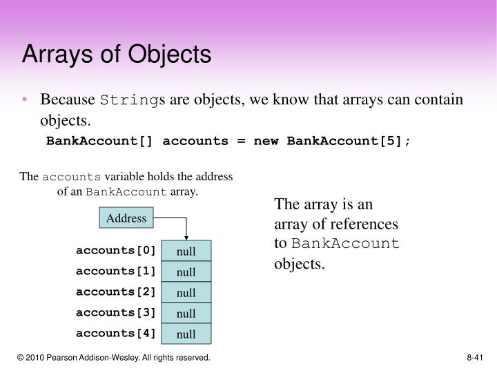 PPT Chapter 8 Arrays and the ArrayList Class PowerPoint Presentation