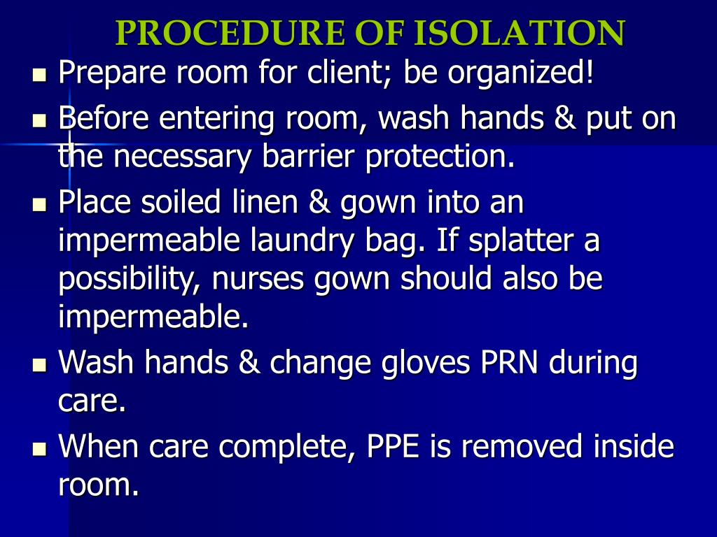 PPT STANDARD PRECAUTIONS ISOLATION PRACTICES STERILE TECHNIQUE