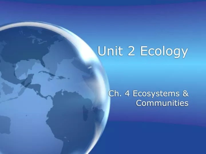 Ecology & Biodiversity Practice Test Questions & Chapter Exam